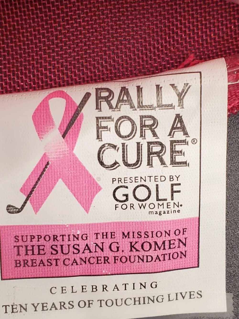 Breast Cancer Awareness Cosmetic, Toiletry & Travel Organizer